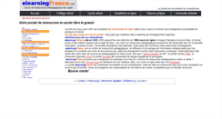 Desktop Screenshot of elearningfrance.net